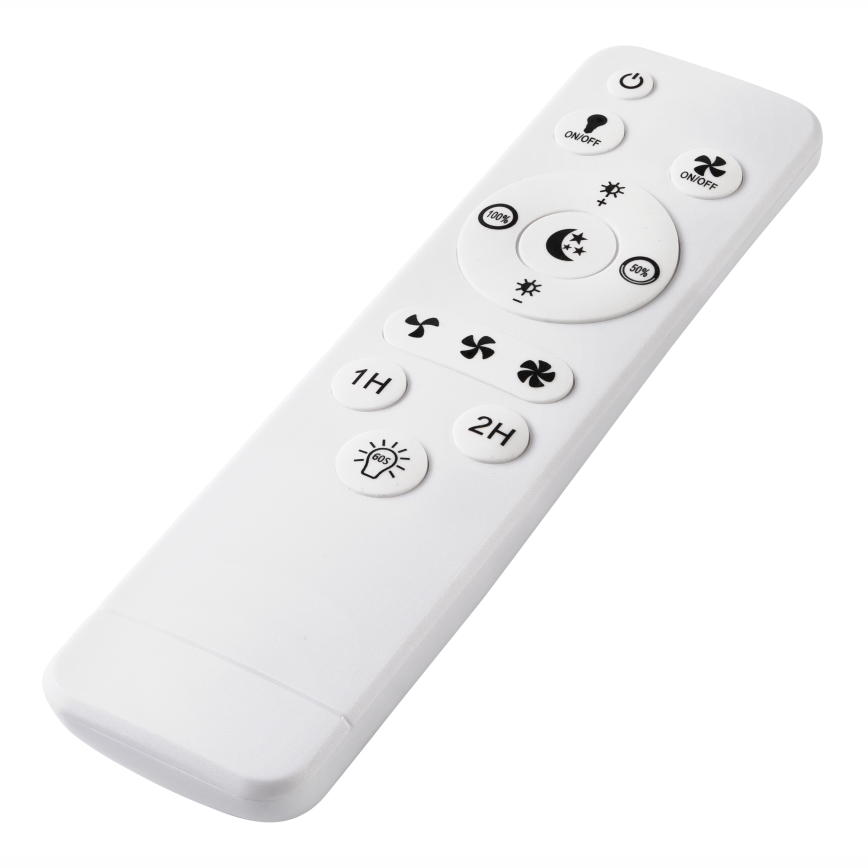 LED Zatemnitvena stropna svetilka z ventilatorjem APOLLO LED/38W/230V črna + Daljinski upravljalnik