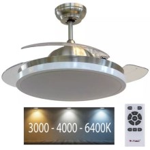 LED Stropna svetilka z ventilatorjem LED/30W/230V 3000/4000/6400K + Daljinski upravljalnik