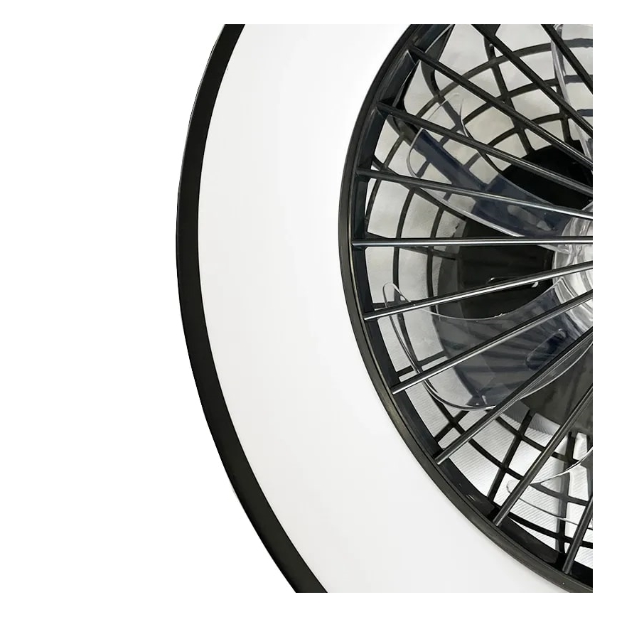 LED Zatemnitvena stropna svetilka z ventilatorjem OPAL LED/48W/230V 3000-6500K + Daljinski upravljalnik