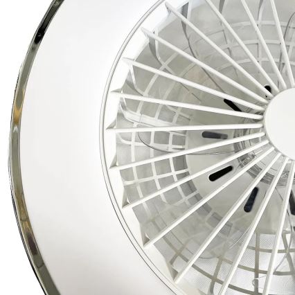 LED Zatemnitvena stropna svetilka z ventilatorjem OPAL LED/48W/230V 3000-6500K + Daljinski upravljalnik