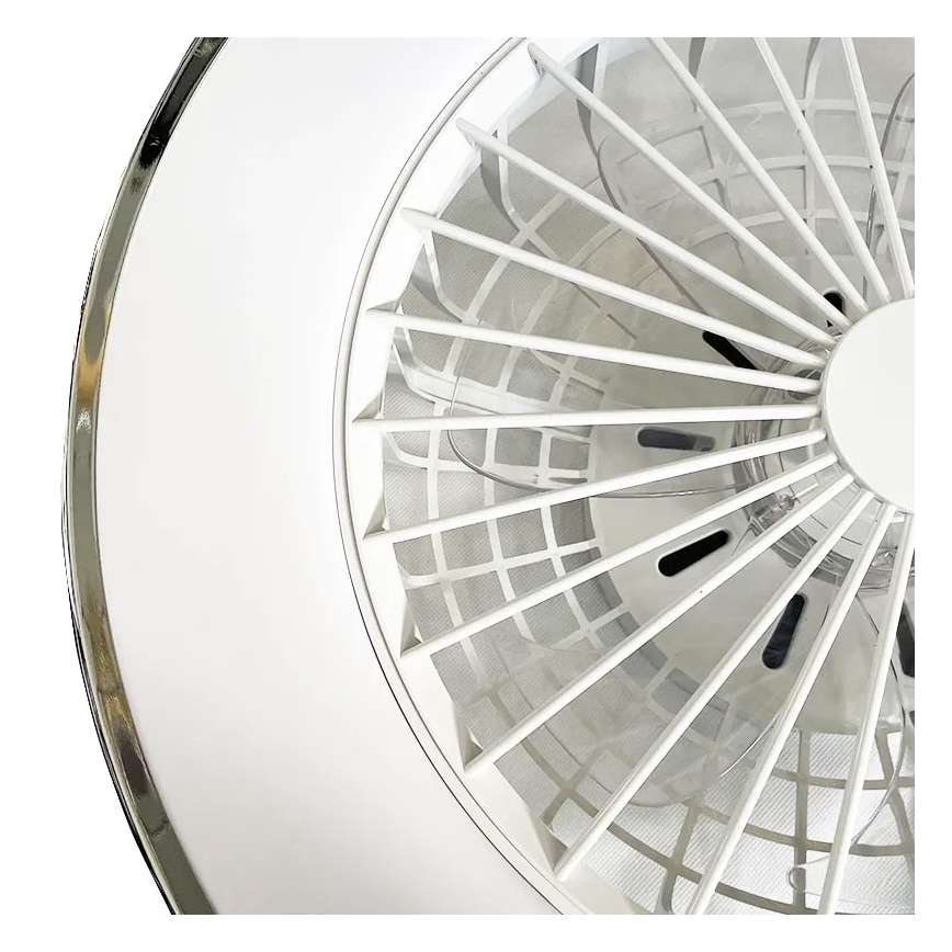 LED Zatemnitvena stropna svetilka z ventilatorjem OPAL LED/48W/230V 3000-6500K + Daljinski upravljalnik