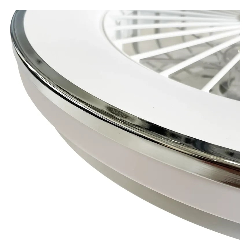 LED Zatemnitvena stropna svetilka z ventilatorjem OPAL LED/48W/230V 3000-6500K + Daljinski upravljalnik