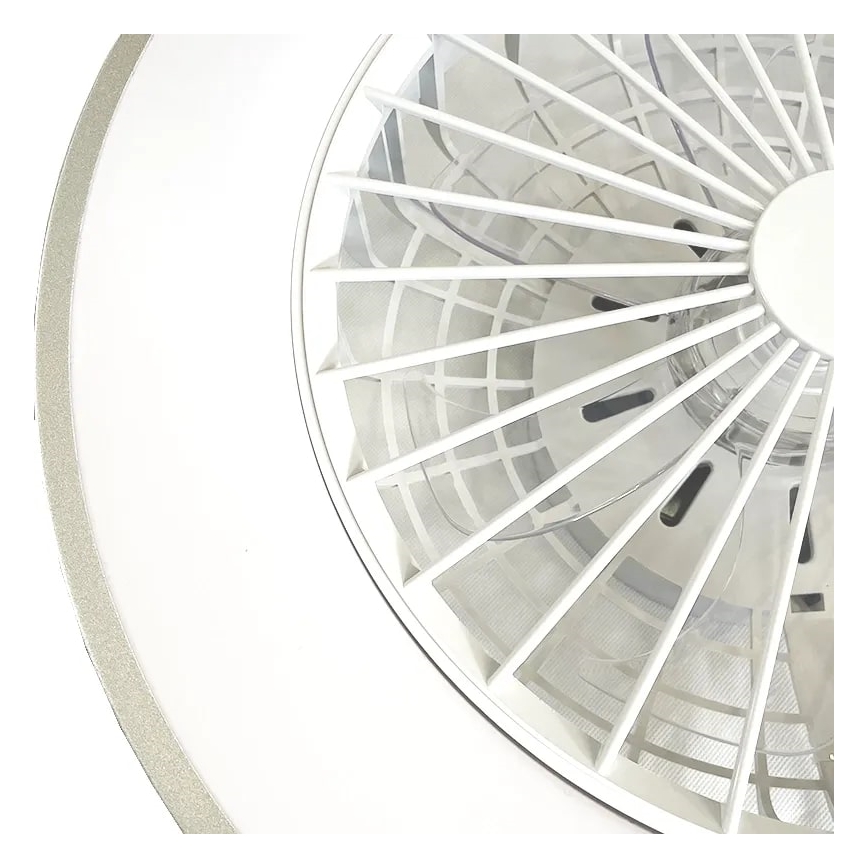 LED Zatemnitvena stropna svetilka z ventilatorjem OPAL LED/48W/230V 3000-6500K + Daljinski upravljalnik