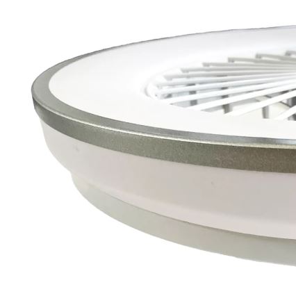 LED Zatemnitvena stropna svetilka z ventilatorjem OPAL LED/48W/230V 3000-6500K + Daljinski upravljalnik