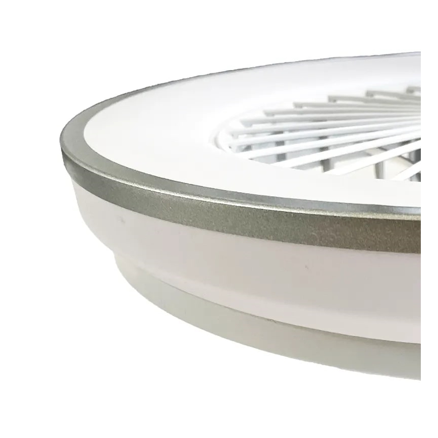 LED Zatemnitvena stropna svetilka z ventilatorjem OPAL LED/48W/230V 3000-6500K + Daljinski upravljalnik
