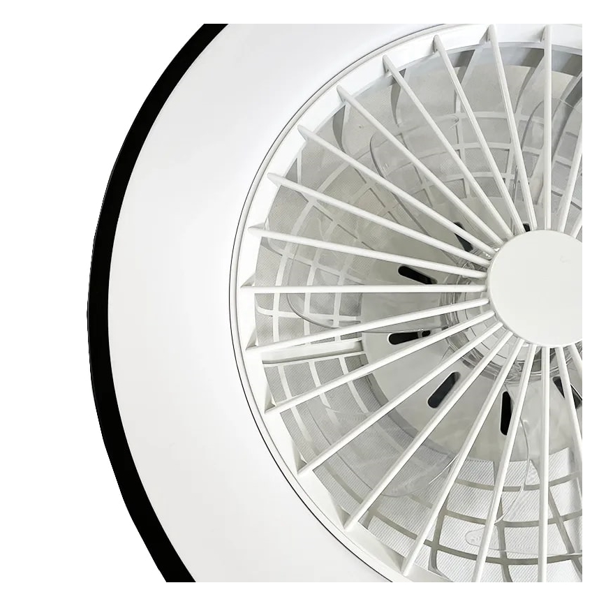 LED Zatemnitvena stropna svetilka z ventilatorjem OPAL LED/48W/230V 3000-6500K + Daljinski upravljalnik