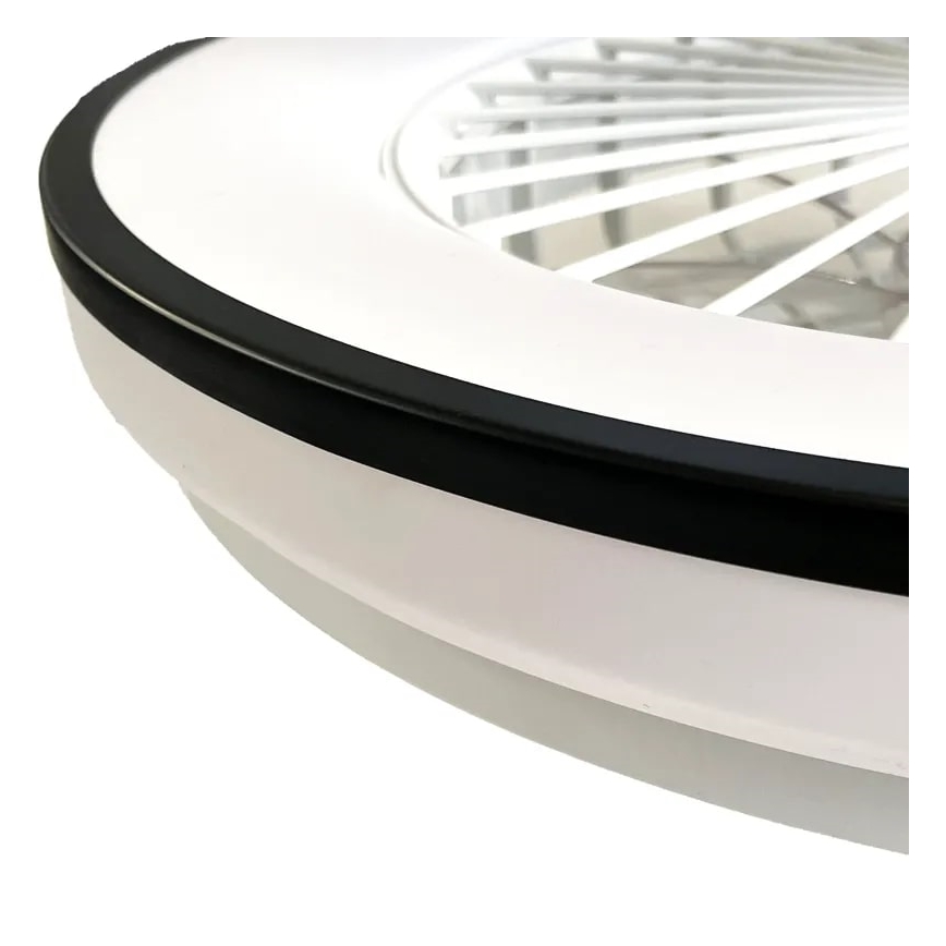 LED Zatemnitvena stropna svetilka z ventilatorjem OPAL LED/48W/230V 3000-6500K + Daljinski upravljalnik