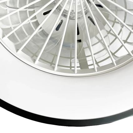 LED Zatemnitvena stropna svetilka z ventilatorjem OPAL LED/48W/230V 3000-6500K + Daljinski upravljalnik