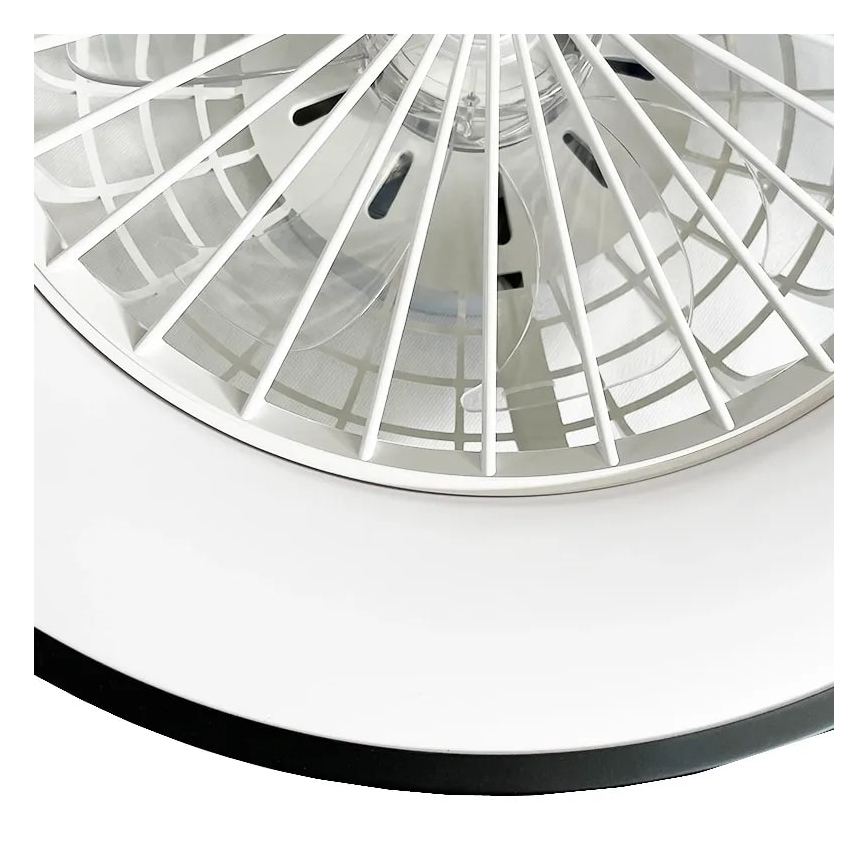 LED Zatemnitvena stropna svetilka z ventilatorjem OPAL LED/48W/230V 3000-6500K + Daljinski upravljalnik