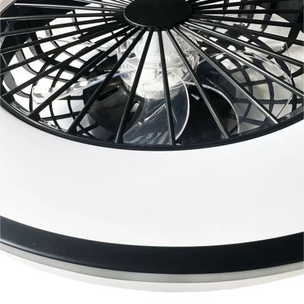 LED Zatemnitvena stropna svetilka z ventilatorjem OPAL LED/48W/230V 3000-6500K + Daljinski upravljalnik