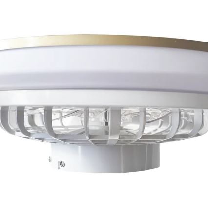 LED Zatemnitvena stropna svetilka z ventilatorjem OPAL LED/48W/230V 3000-6500K + Daljinski upravljalnik