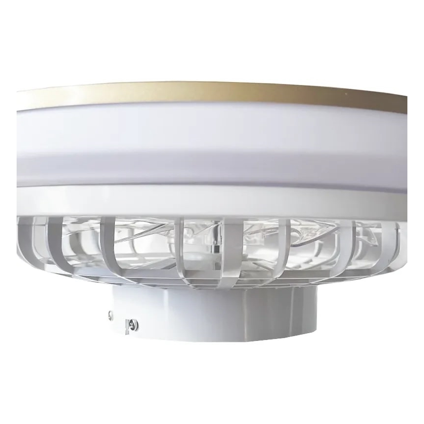 LED Zatemnitvena stropna svetilka z ventilatorjem OPAL LED/48W/230V 3000-6500K + Daljinski upravljalnik