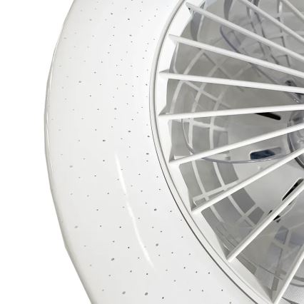 LED Zatemnitvena stropna svetilka z ventilatorjem STAR LED/48W/230V 3000-6500K + Daljinski upravljalnik