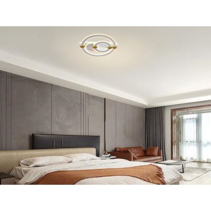 LED stropna svetilka z zatemnjevanjem LED/120W/230V 3000-6500K + daljinski upravljalnik