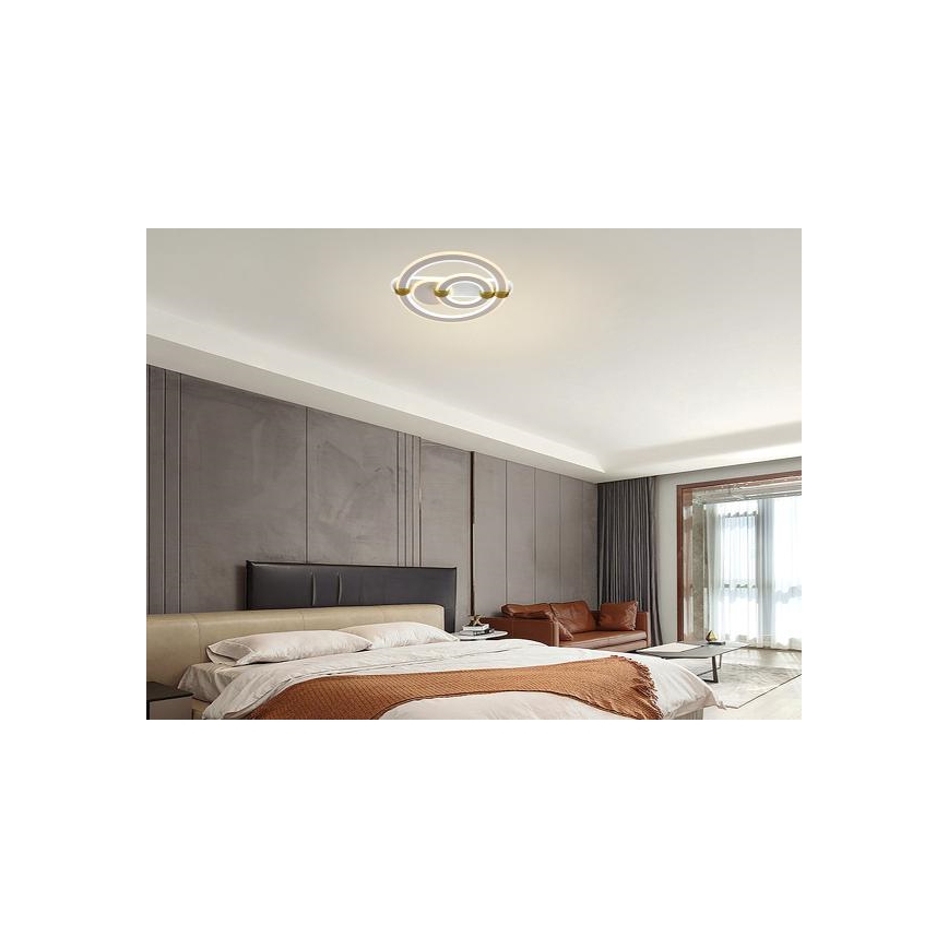 LED stropna svetilka z zatemnjevanjem LED/120W/230V 3000-6500K + daljinski upravljalnik