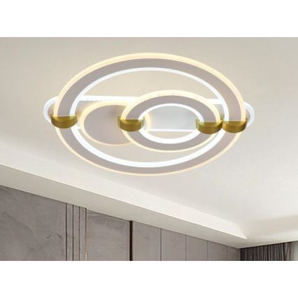 LED stropna svetilka z zatemnjevanjem LED/120W/230V 3000-6500K + daljinski upravljalnik