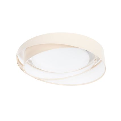 Zatemnjiva LED stropna svetilka SMART GALAXY MODERN LED/24W/230V 3000-6500K premer 55 cm kremna/bela + daljinski upravljalnik