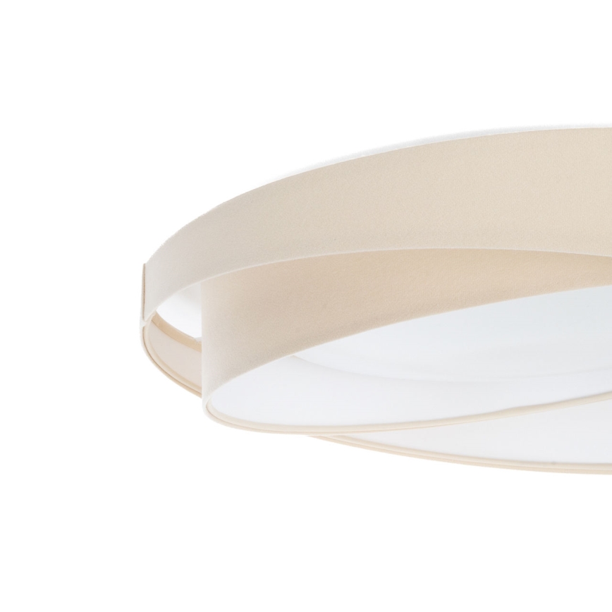 Zatemnjiva LED stropna svetilka SMART GALAXY MODERN LED/24W/230V 3000-6500K premer 55 cm kremna/bela + daljinski upravljalnik