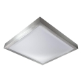LED stropna svetilka z zaznavalom gibanja in senzorjem mraka VITALI LED/24W/230V 4000K 33x33 cm matiran krom