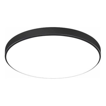 LED stropna svetilka za kopalnico LOGAN LED/20W/230V 6000K IP44 premer 26 cm črna