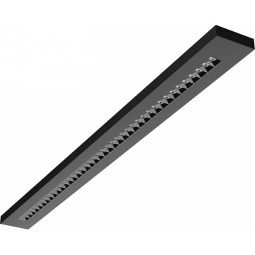 LED Stropna/Viseča svetilka PLANK LED/20/30/40W/230V 2700/4000/6000K CRI 90 črna