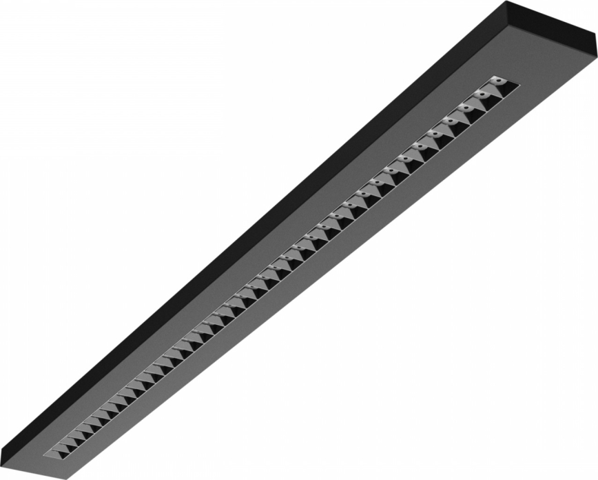 LED Stropna/Viseča svetilka PLANK LED/20/30/40W/230V 2700/4000/6000K CRI 90 črna