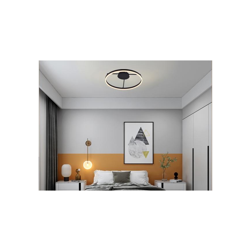 LED stropni lestenec z zatemnitvijo LED/55W/230V 3000-6500K + daljinski upravljalnik