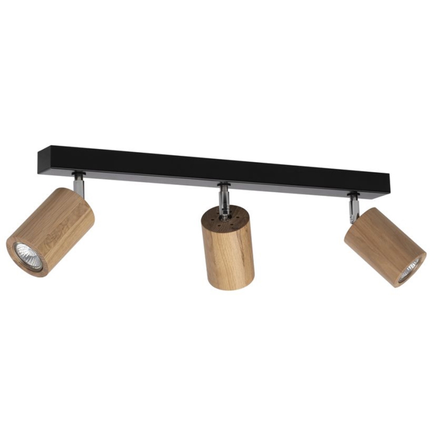 LED Stropni reflektor MATTI 3xGU10/5W/230V hrast