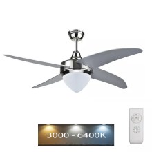 LED Stropni ventilator LED/15W/230V 3000K/4000K/6400K + Daljinski upravljalnik