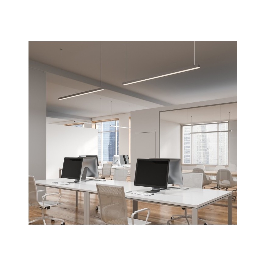 LED stropna pritrjena ali viseča svetilka KOLINE LED/40W/230V 3000/4000/6500K 120 cm bela