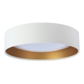 LED stropno svetilo GALAXY LED/24W/230V, premer 44 cm, belo/zlato