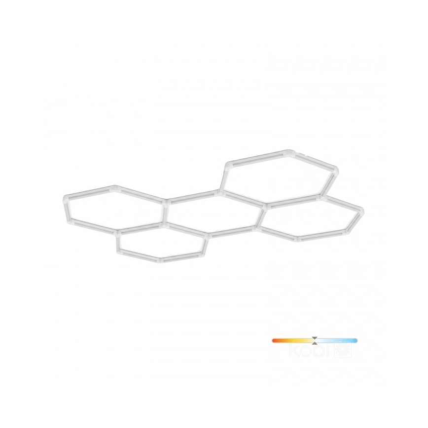 LED stropno svetilo HEXLINE LED/216W/230V 4000K 208x300 cm belo