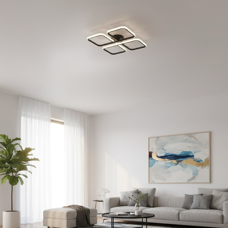 LED stropno svetilo HIDALGO LED/40W/230V črna