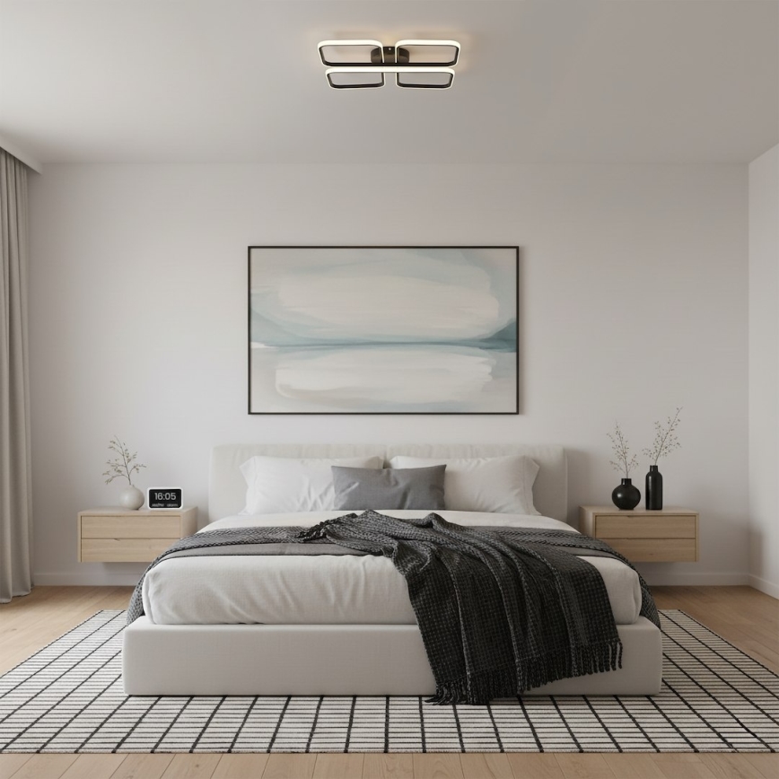 LED stropno svetilo HIDALGO LED/40W/230V črna