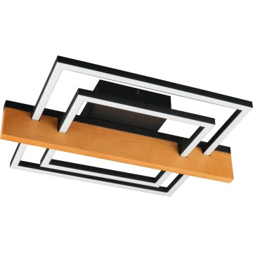 LED Stropno svetilo LARYSA LED/23W/230V 35x45 borovica