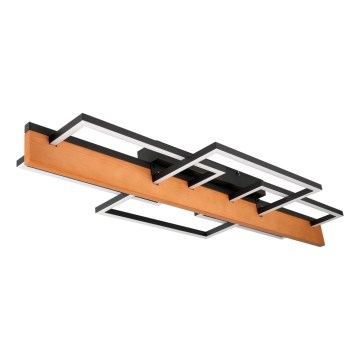 LED stropno svetilo LARYSA LED/35W/230V 35x90 cm borovina