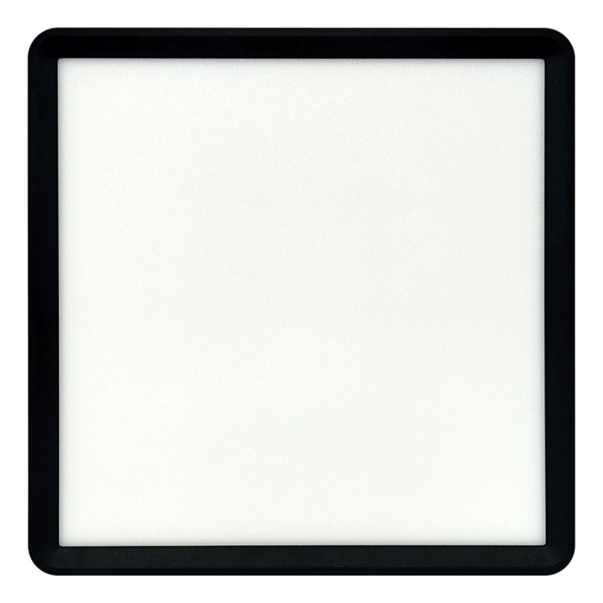 LED stropno svetilo LED/24W/230V 3000/4000/6500K 30x30 cm črna