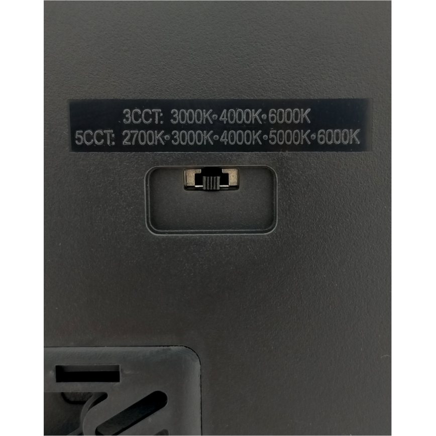 LED stropno svetilo LED/24W/230V 3000/4000/6500K 30x30 cm črna