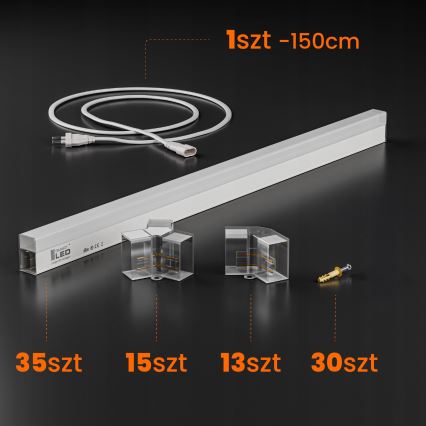 LED stropna svetilka HEXAGON LED/280W/85-265V 4000K 313x298 cm CRI 90 IP54 bela