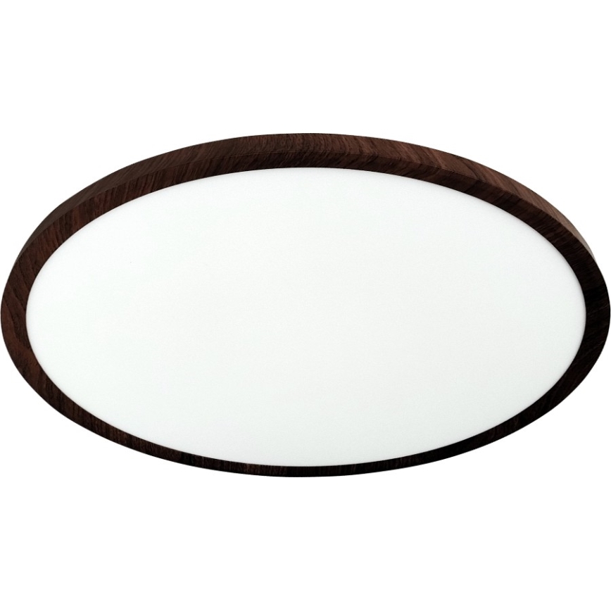 LED stropno svetilo LED/32W/230V 3000/4000/6500K Ø 40 cm rjavo