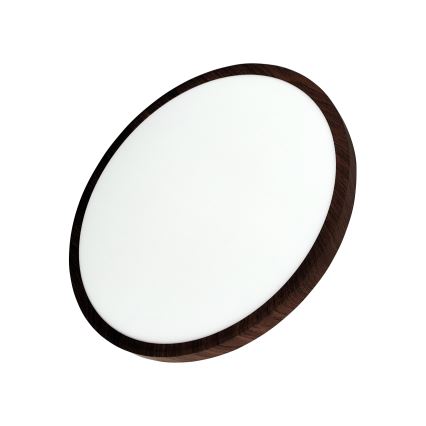 LED stropno svetilo LED/32W/230V 3000/4000/6500K Ø 40 cm rjavo