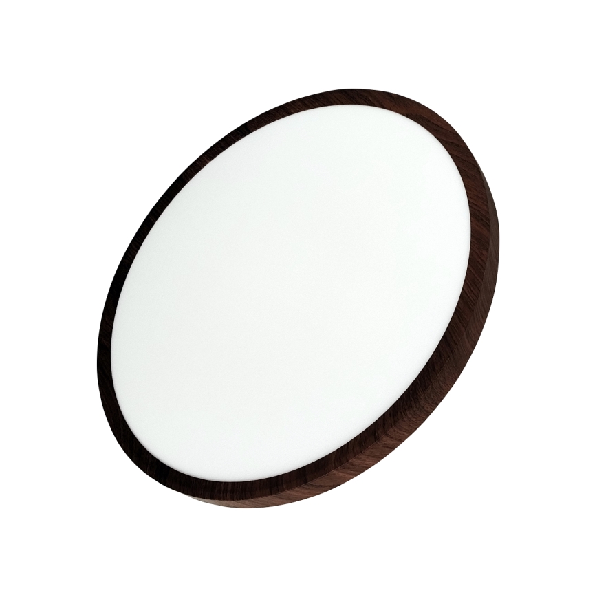 LED stropno svetilo LED/32W/230V 3000/4000/6500K Ø 40 cm rjavo