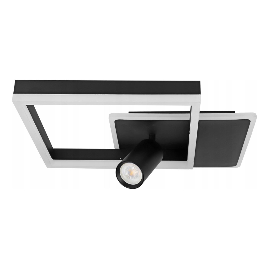 LED stropno svetilo LED/38W/230V + 1xGU10/30W črna