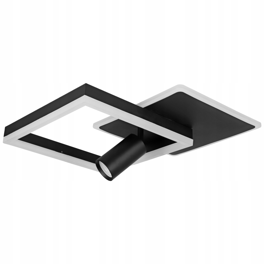 LED stropno svetilo LED/38W/230V + 1xGU10/30W črna