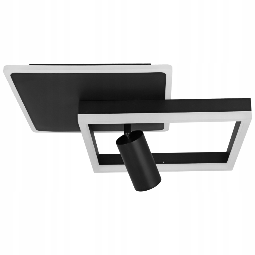 LED stropno svetilo LED/38W/230V + 1xGU10/30W črna