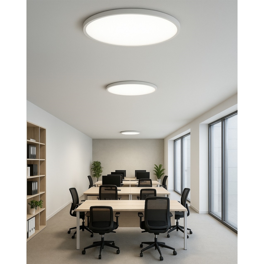 LED stropno svetilo LED/40W/230V 3000/4000/6500K, premer 50 cm, belo