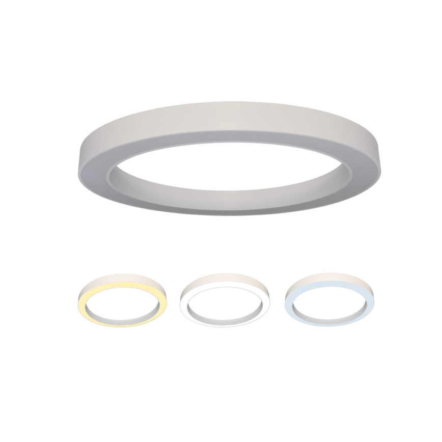 LED stropno svetilo LED/80W/230V 3000/4000/6500K premer 80 cm belo