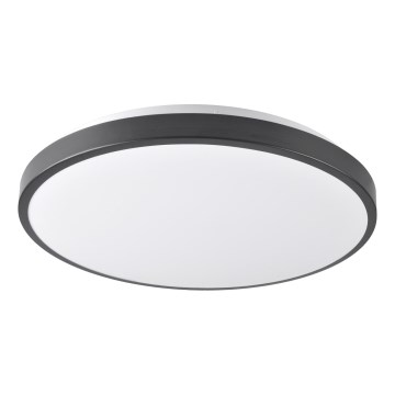 LED stropno svetilo LIBRA LED/24W/230V 4000K premer 39 cm črna