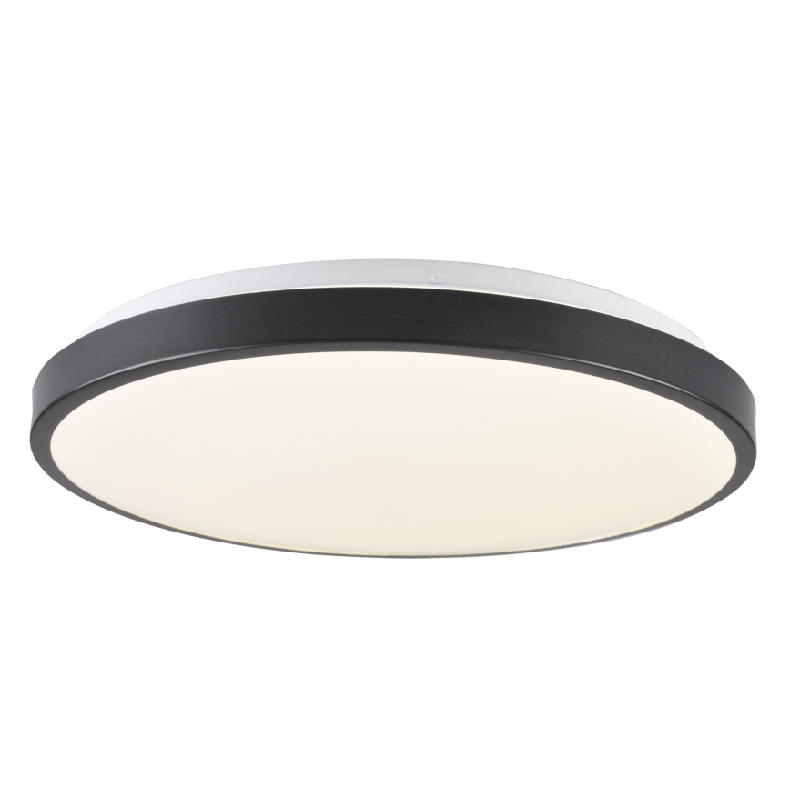 LED stropno svetilo LIBRA LED/24W/230V 4000K premer 39 cm črna