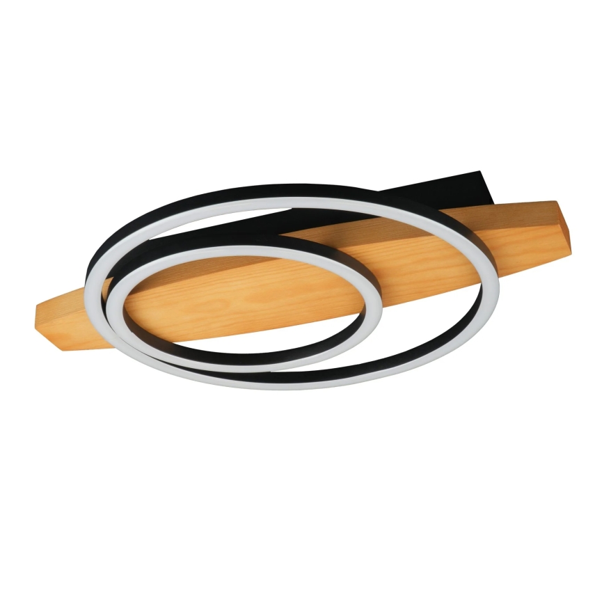 LED stropno svetilo MELISA LED/28W/230V 30x40 cm borovina